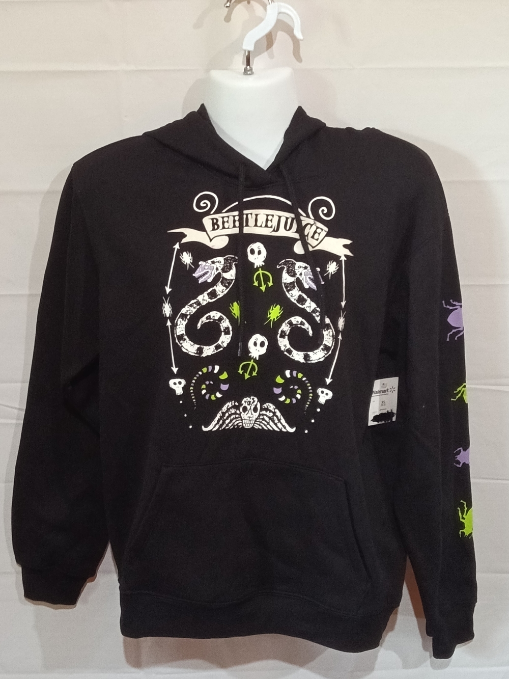 Beetlejuice Black Graphic Hoodie - Men